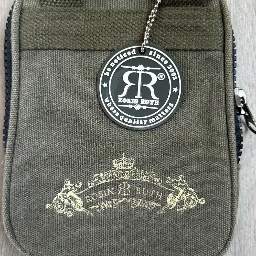 Olive Green Crossbody Bag - Picture 6 of 7